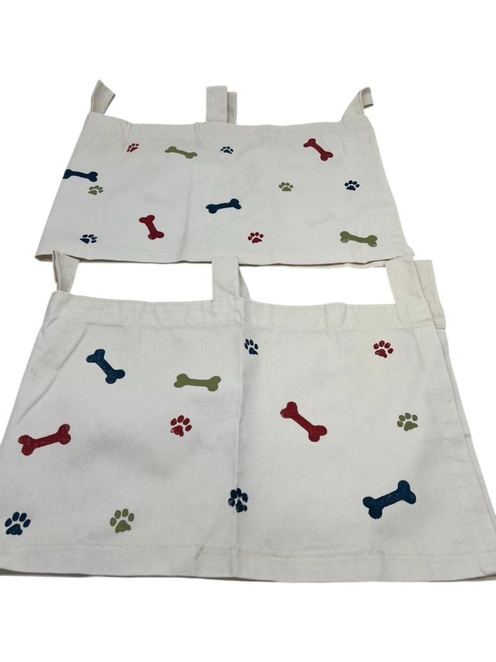 Martha Stewart Everyday Pet-Themed Bone Paw Cotton Curtain Valances